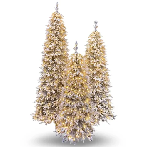 Brad Artificial Slim Pre-Lit Alina Snow