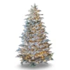 Brad Artificial Pre-lit Naturel Snow